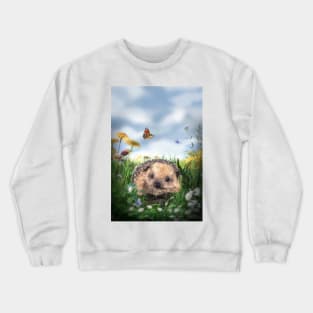 Happy Hedgehog Crewneck Sweatshirt